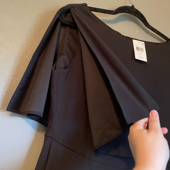 NWT Connected Apparel Sz 8 Pet Women's Black Popover Wide Leg Jumpsuit Ret $89! - Picture 6 of 16